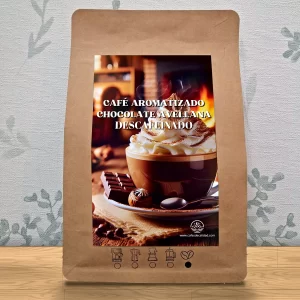 Café aromatizado chocolate avellana descafeinado